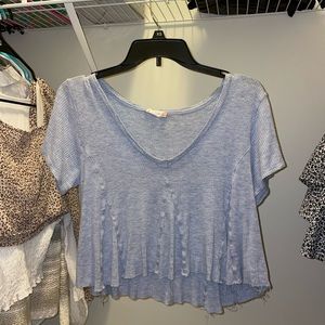 Blue Cropped Tee - Altard State